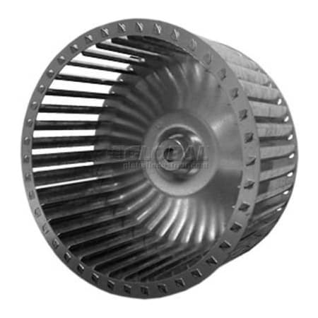 Lau Single Inlet Blower Wheel, 15-1/2in Dia., CW, 1050 RPM, 1in Bore, 9-1/2inW, Galvanized 020740-01